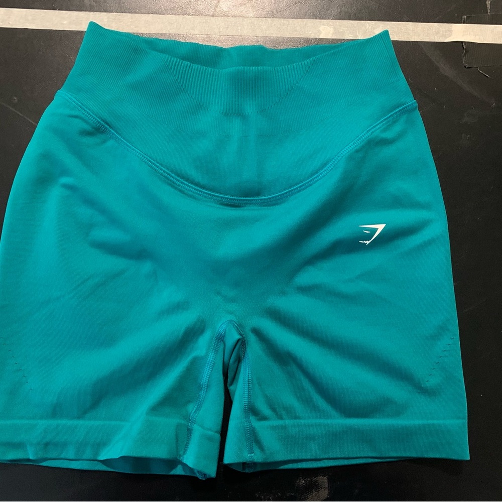 Gymshark Turquoise Women's Athletic Shorts Medium
